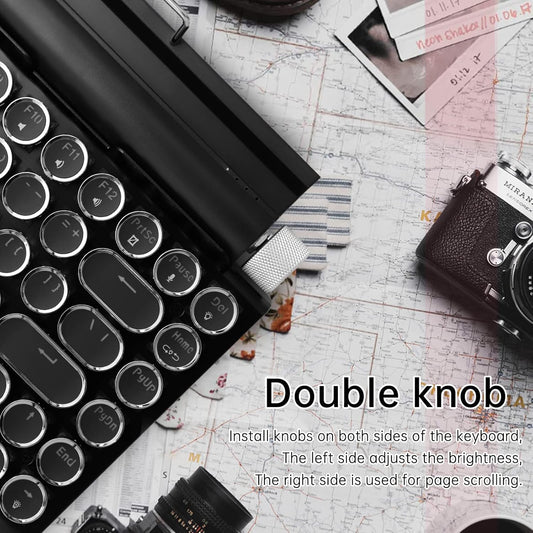 Retro Typewriter-Style Mechanical Keyboard™