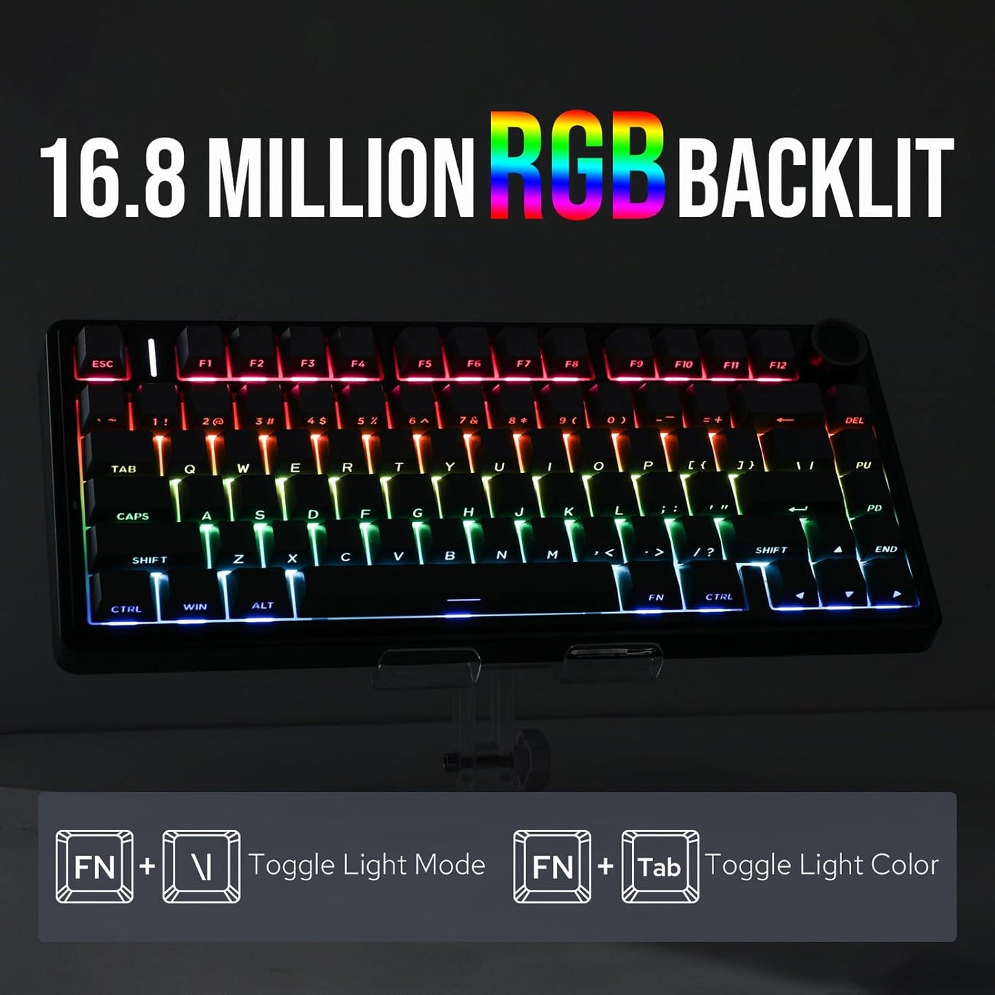 Silent Mechanical Keyboard™ W/ Metal Aviator Keyboard Cable