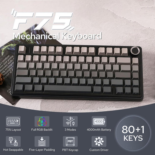 Silent Mechanical Keyboard™ W/ Metal Aviator Keyboard Cable