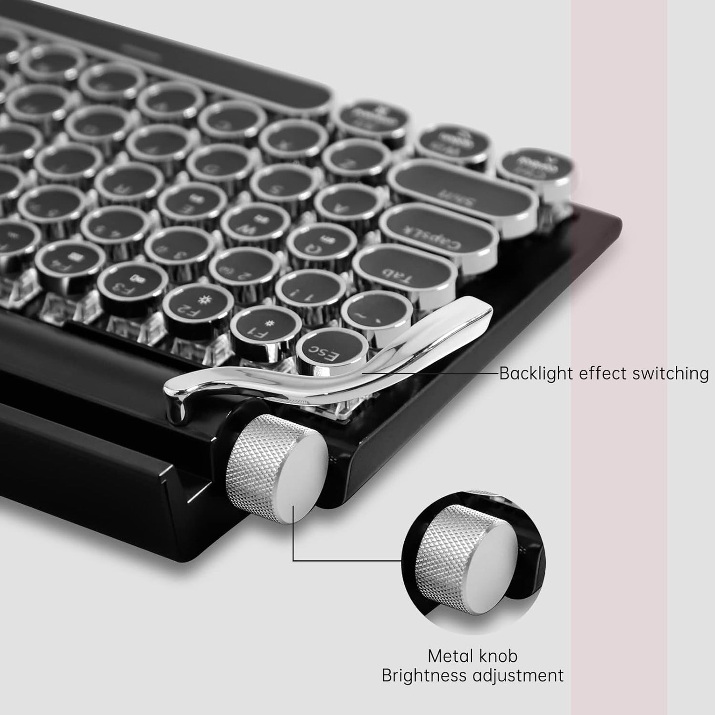 Retro Typewriter-Style Mechanical Keyboard™