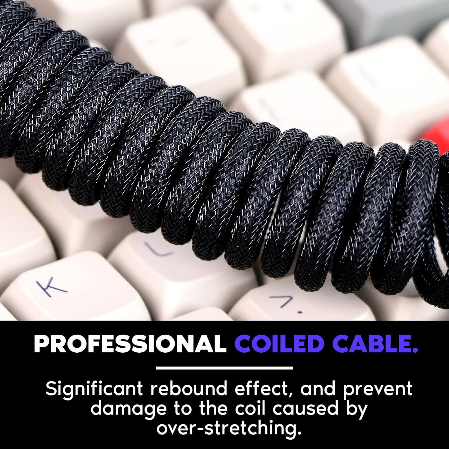 Silent Mechanical Keyboard™ W/ Metal Aviator Keyboard Cable