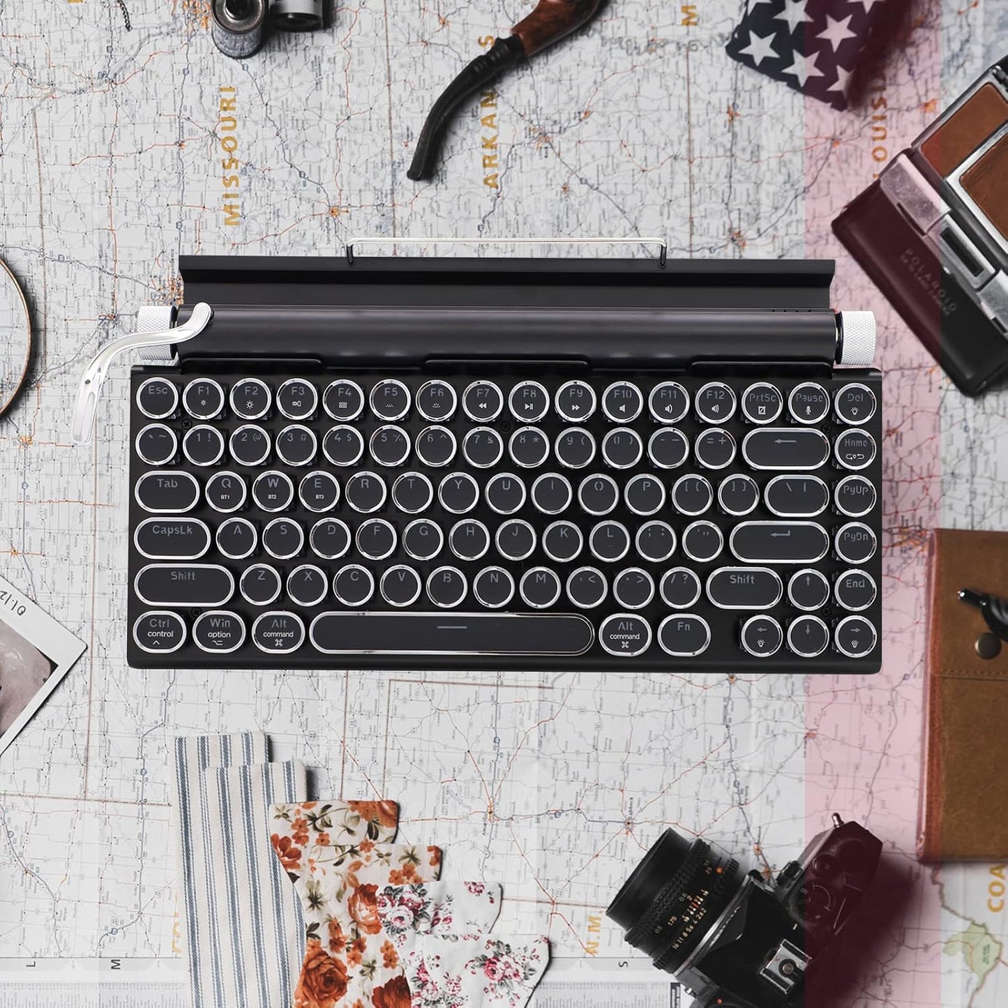 Retro Typewriter-Style Mechanical Keyboard™